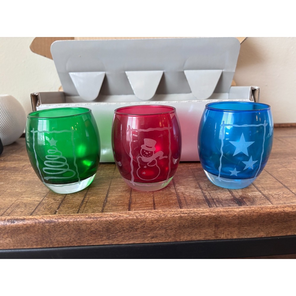 🇺🇸Buying helps homeless Vet-Partylite‎ trio,Etched Candle Tealight RETIRED